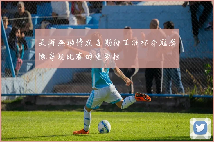 吴海燕动情发言期待亚洲杯夺冠感慨每场比赛的重要性